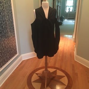 Haute hippi cold shoulder blouse